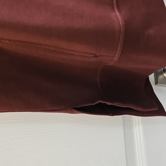 NWT ID Ideology Cap- Sleeve Hoodie Tunic Pocket Burgundy 2X - Picture 5 of 13